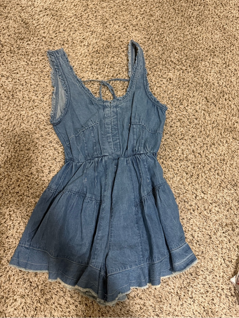 Free People Denim Romper ⭐️ NEW WITH TAGS - NEVER WORN ⭐️